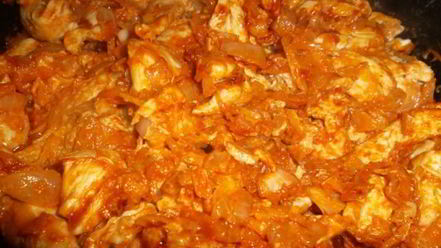 Рецепт гуляша из куриного филе