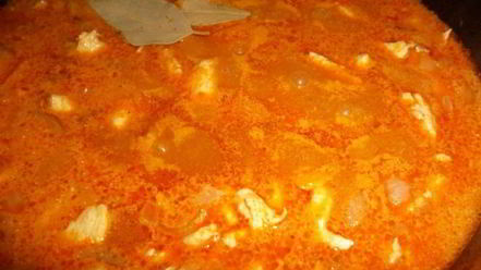 Рецепт гуляша из куриного филе