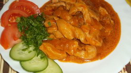 Рецепт гуляша из куриного филе