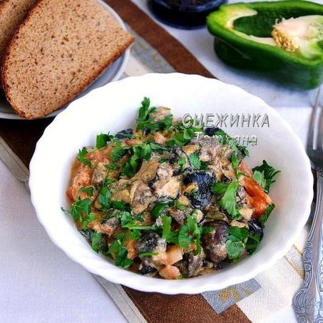 Рецепт Гуляша из лесных грибов