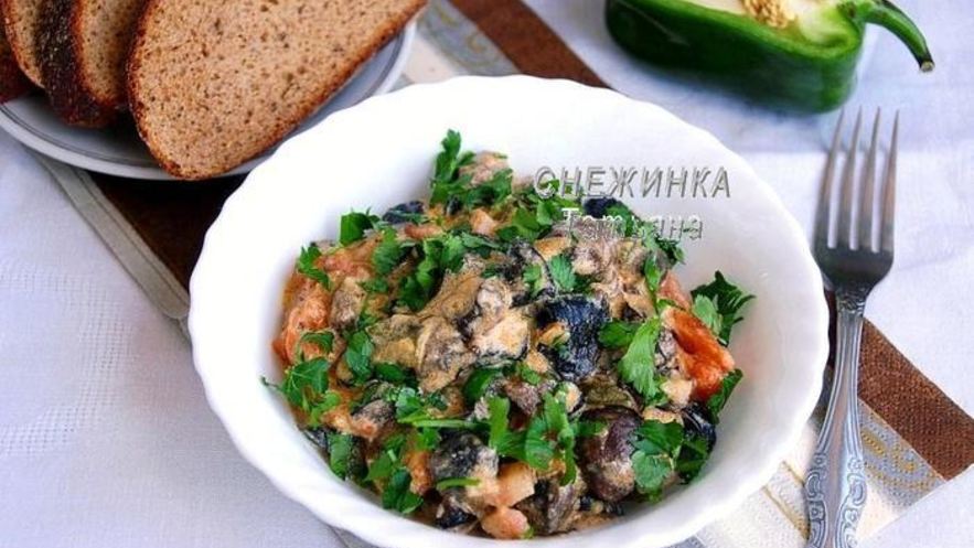 Рецепт гуляша из лесных грибов