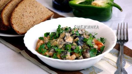 Рецепт гуляша из лесных грибов