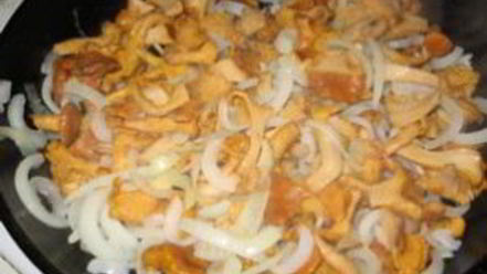 Рецепт гуляша из лисичек