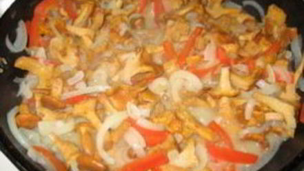 Рецепт гуляша из лисичек