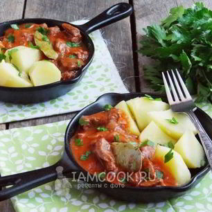 Рецепт Гуляша из лосятины