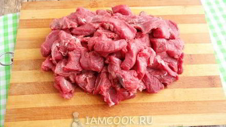 Рецепт гуляша из лосятины