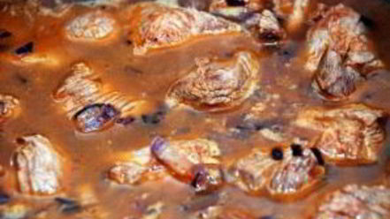 Рецепт гуляша из мраморной говядины