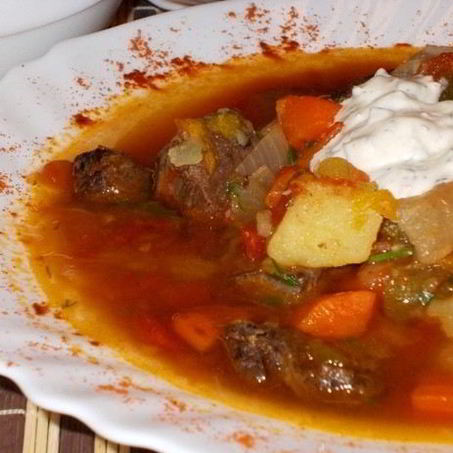 Рецепт Гуляша из оленины