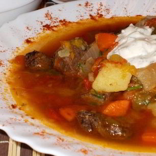 Рецепт Гуляша из оленины