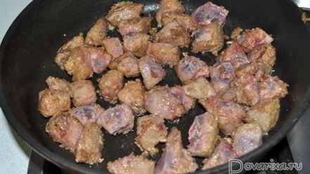 Рецепт гуляша из печени