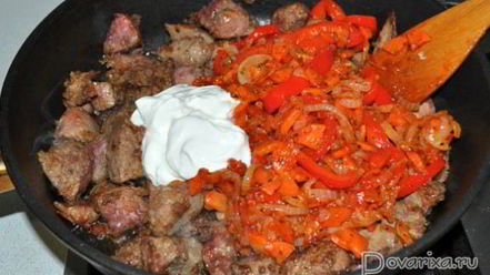 Рецепт гуляша из печени