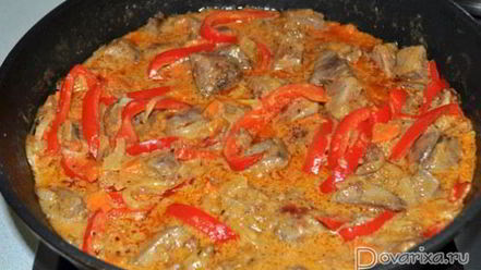 Рецепт гуляша из печени