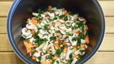 Рецепт гуляша из шампиньонов