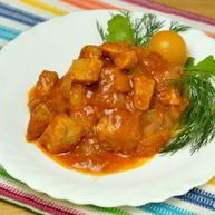 Рецепт Гуляша из свинины на сковороде