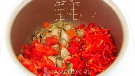 Рецепт гуляша из свинины по-мадьярски в мультиварке