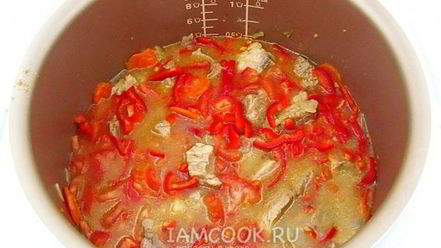 Рецепт гуляша из свинины по-мадьярски в мультиварке