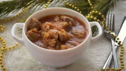 Рецепт гуляша из свиного окорока