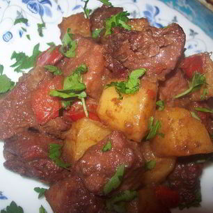 Рецепт Гуляша по-немецки с перцем