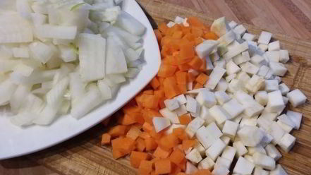 Рецепт гуляша с белыми грибами