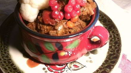 Рецепт гуляша с белыми грибами