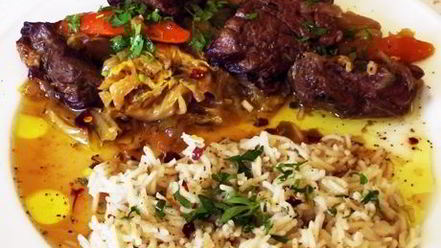 Рецепт гуляша с капустой