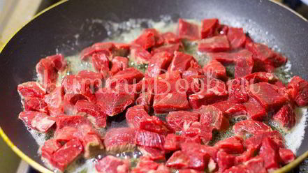 Рецепт гуляша с зеленой фасолью и овощами