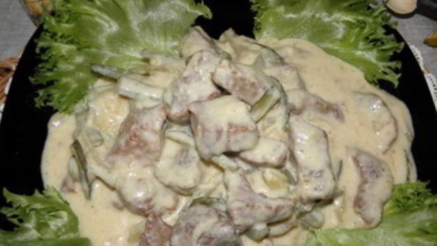 Рецепт гуляша со сливками