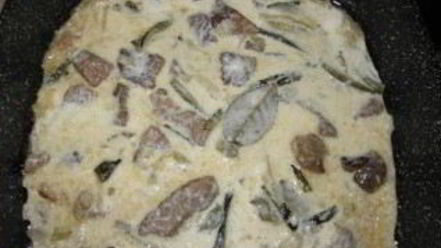 Рецепт гуляша со сливками