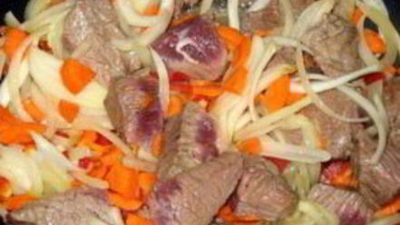 Рецепт гуляша в казане