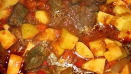Рецепт гуляша в казане