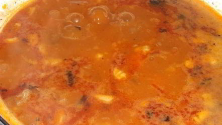 Рецепт супа-гуляша с шеей индейки