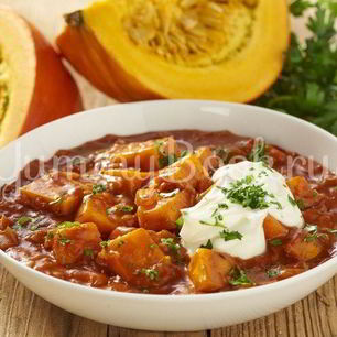 Рецепт Вегетарианского гуляша из тыквы