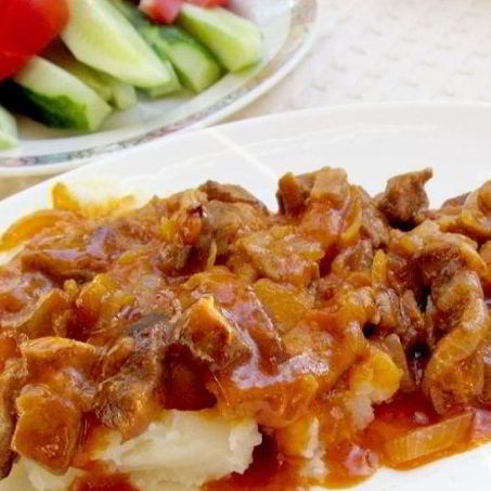 Рецепт Вкусного гуляша из свинины