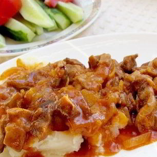 Рецепт Вкусного гуляша из свинины