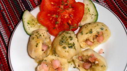 Рецепт и снова клецки