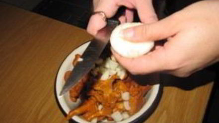 Рецепт картофельного пюре с лисичками