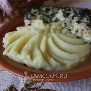 Рецепт Картофельного пюре с печеным чесноком