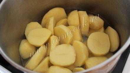 Рецепт картофельного пюре с печеным чесноком