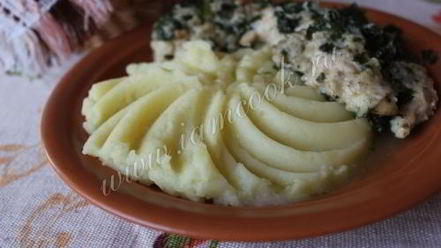 Рецепт картофельного пюре с печеным чесноком