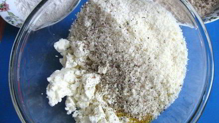 Рецепт клецек со шпинатом и сыром