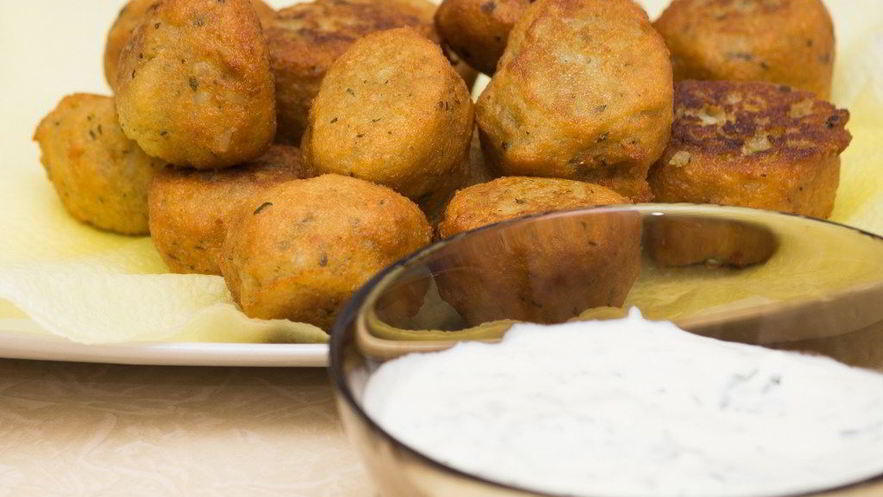 Рецепт фалафеля с соусом дзадзики