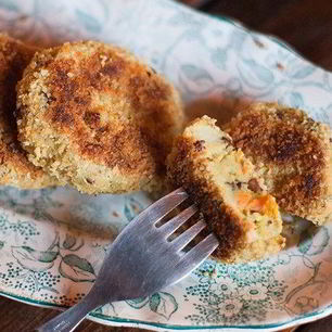 Рецепт Картофельных котлет с красной фасолью