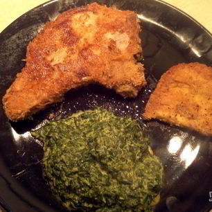 Рецепт Котлеты натуральной из свинины на кости