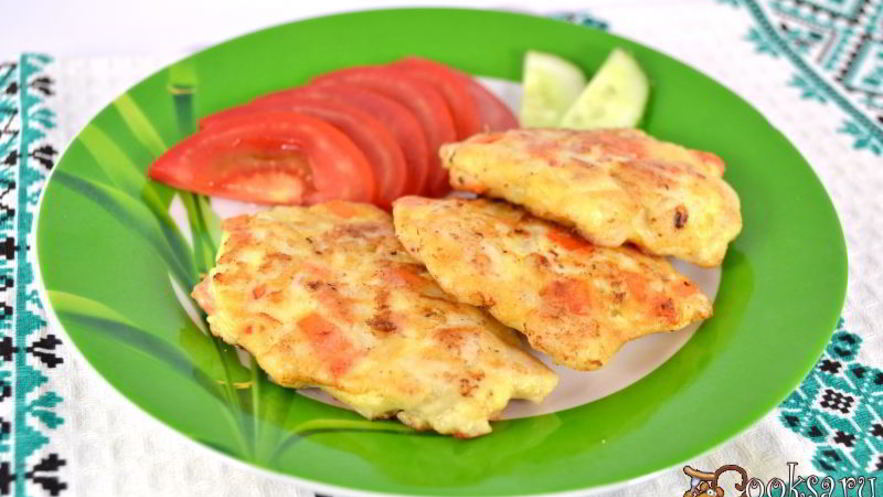 Рецепт котлеток куриных рубленных с морковью и цветной капустой