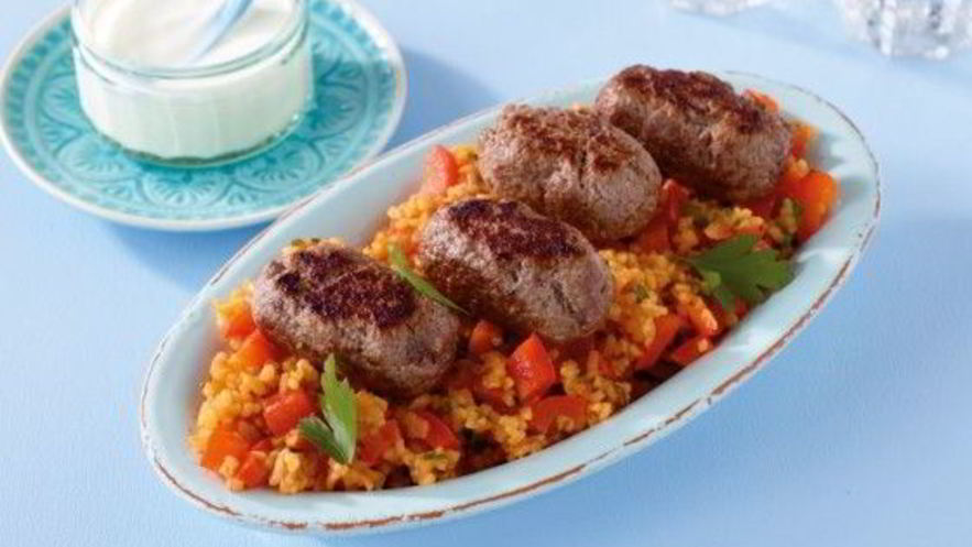 Рецепт котлеток с булгуром и томатом