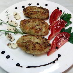 Рецепт Котлет из кабачка и куриного фарша по Дюкану