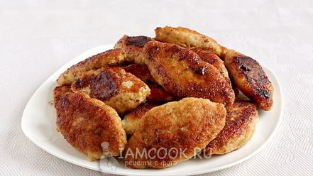 Рецепт котлет из куриного фарша с сыром на сковороде