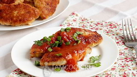 Рецепт котлет из куриного фарша с сыром на сковороде