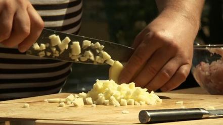 Рецепт котлет из сига с печеным картофелем