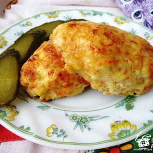 Рецепт Куриных котлет под чесночным соусом